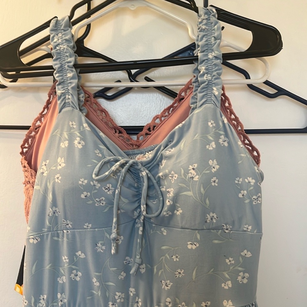 FOUR (4) SZ large romper and dresses buy together or separately